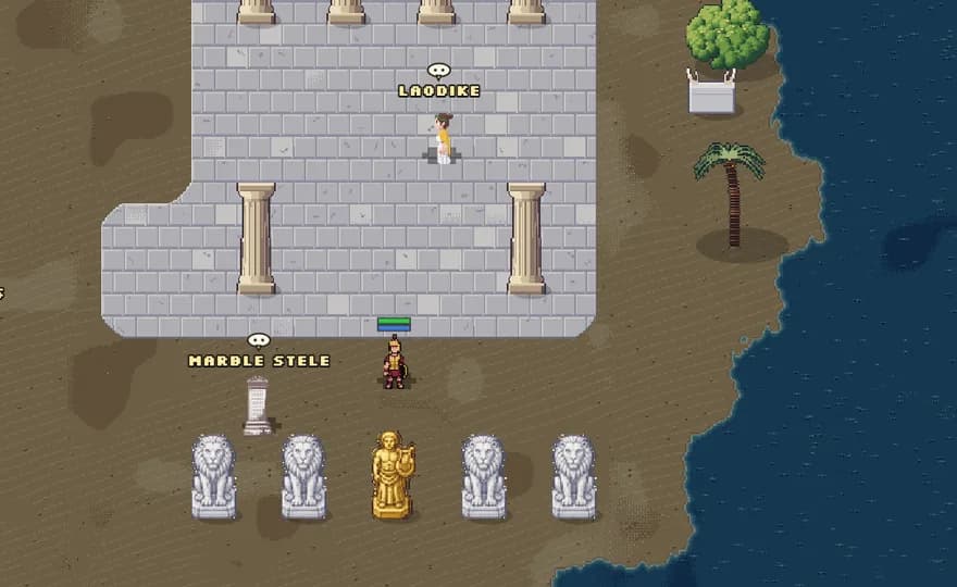 Delos no jogo